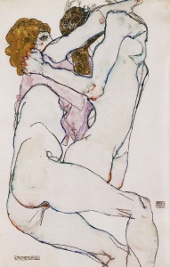 Embrace, 1913, Egon Schiele