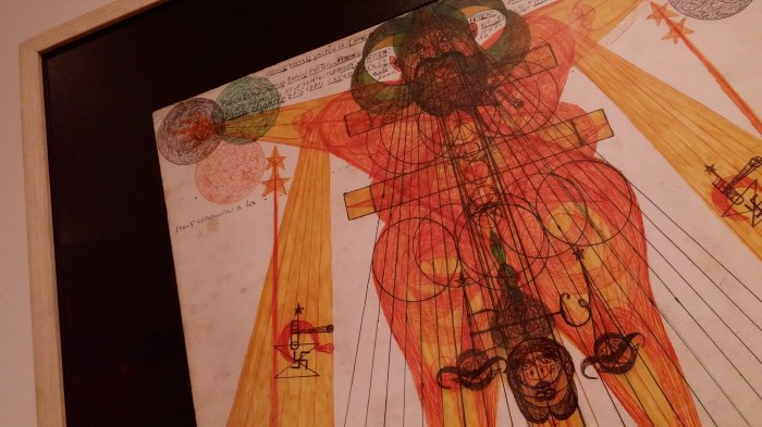 Du nombril au cosmos (Art brut) @ art)&(marges musée Du nombril au cosmos (Art brut) @ art)&(marges musée